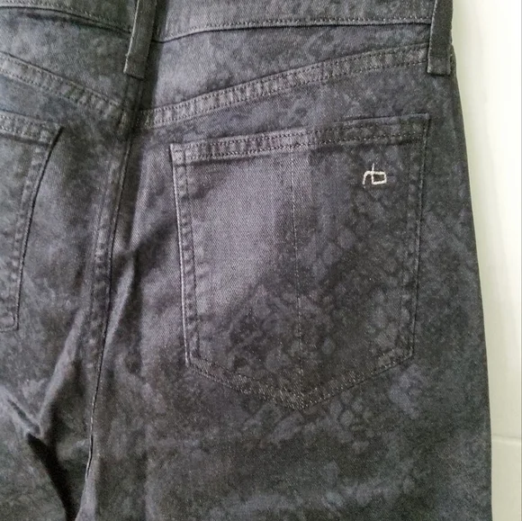 Rag & Bone Nina High Rise Ankle Cigarette Jeans Size 26 - Picture 9 of 16